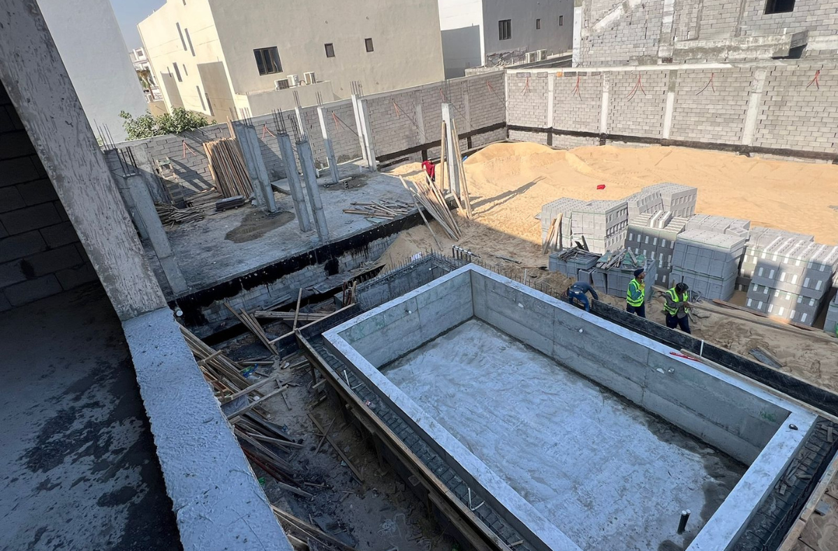 مشروع إنشائي مكتمل